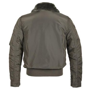  Серая куртка для мужчины на осень  B-15 Air Frame Alpha Industries изображение 2 