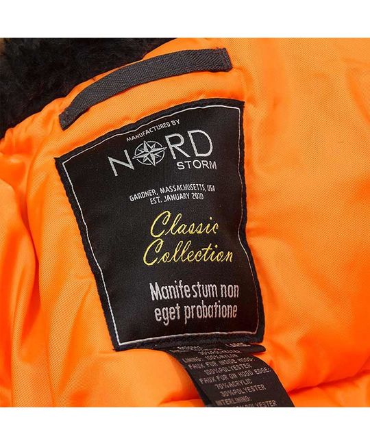  Куртка с мехом N3B Oxford Nord Storm GreyBlack изображение 5 