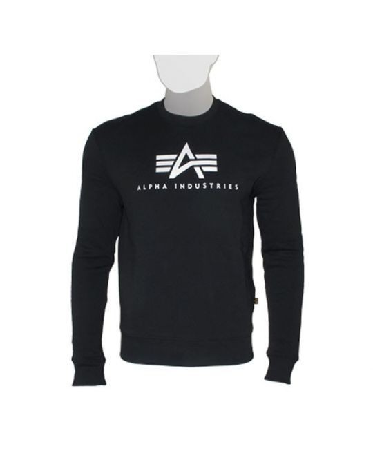  Свитшот Basic Logo Crewneck Sweatshirt Alpha Industries изображение 4 