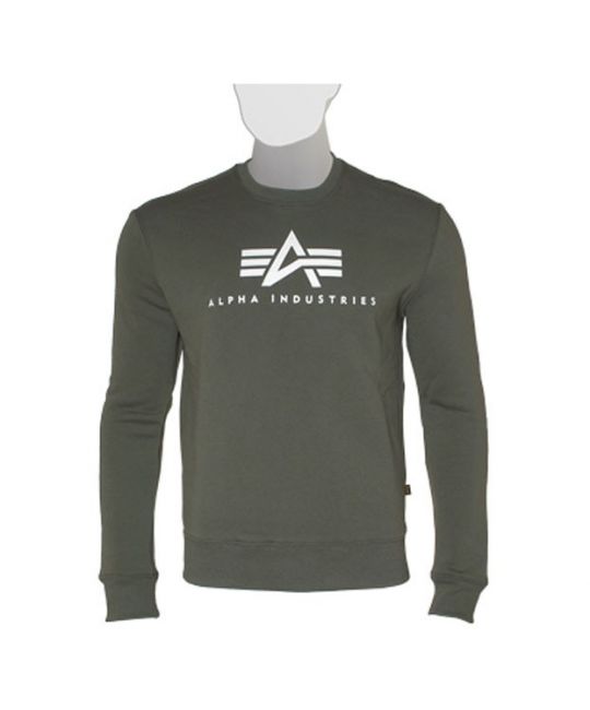  Свитшот Basic Logo Crewneck Sweatshirt Alpha Industries изображение 3 