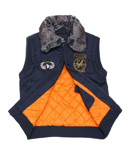  Жилет утеплённый Flight Vest Fur W/Patches X-Ray изображение 8 