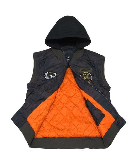  Жилет утеплённый Flight Vest Hooded & Patches X-Ray изображение 4 