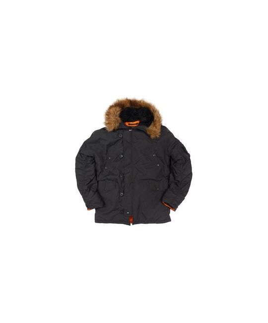  Куртка с мехом N3B Oxford Nord Storm GreyBlack изображение 2 