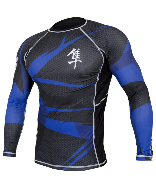  Рашгард Hayabusa Metaru Black/Blue L/S изображение 1 