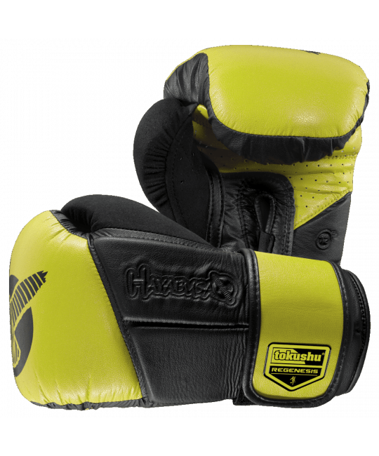  Перчатки боксерские Hayabusa Tokushu® Regenesis 12oz Gloves Black / Yellow изображение 1 
