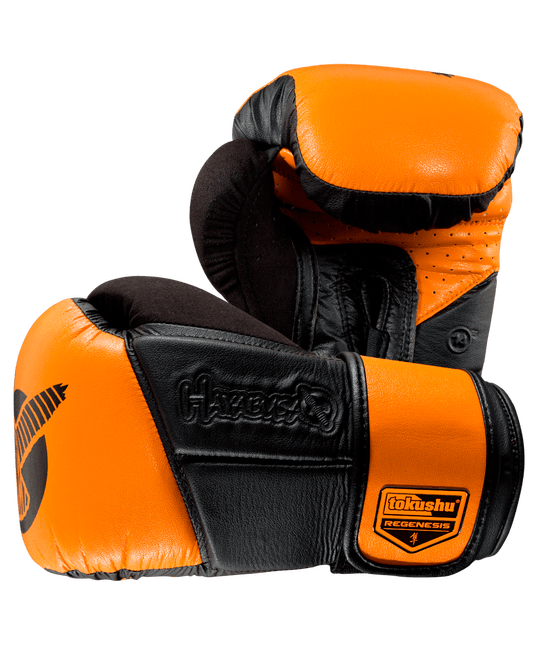  Перчатки боксерские Hayabusa Tokushu® Regenesis 14oz Gloves Black / Orange изображение 1 