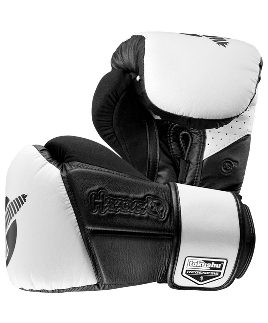  Перчатки боксерские Hayabusa Tokushu Regenesis 16oz Gloves Black / White изображение 1 