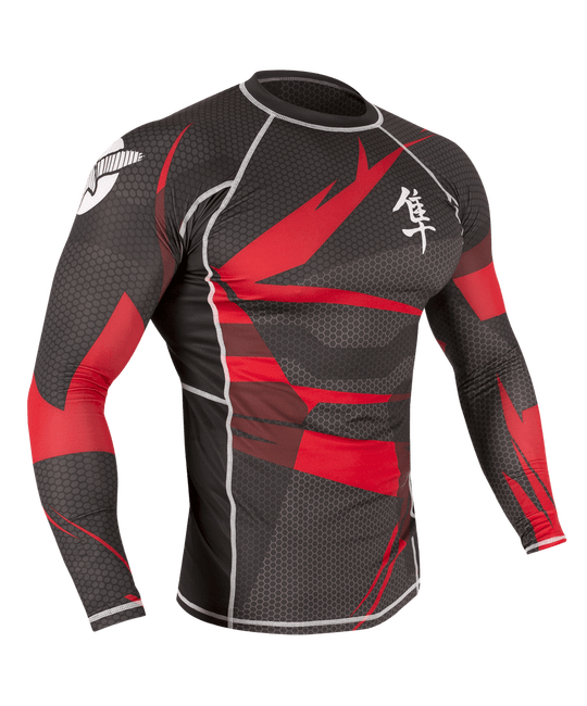  Рашгард Hayabusa Metaru Rashguard Black/Red L/S изображение 3 