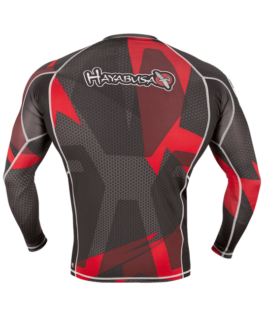  Рашгард Hayabusa Metaru Rashguard Black/Red L/S изображение 2 