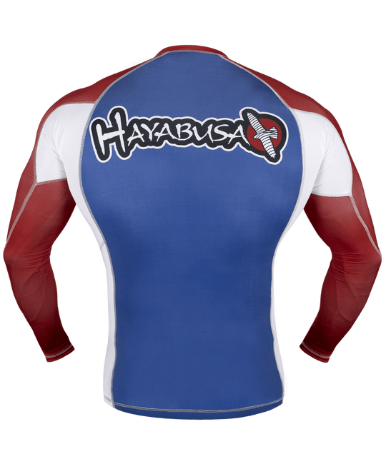  Рашгард Hayabusa Ninja Falcon Blue/Red L/S изображение 2 