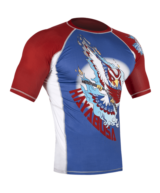  Рашгард Hayabusa Ninja Falcon Blue/Red S/S изображение 4 