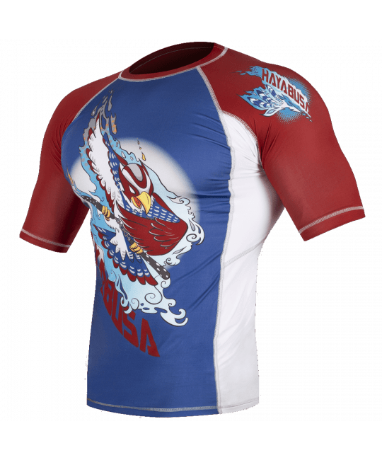  Рашгард Hayabusa Ninja Falcon Blue/Red S/S изображение 3 