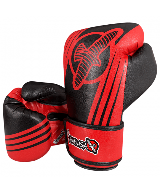  Перчатки боксерские Hayabusa Ikusa Recast 16oz Black/Red изображение 2 