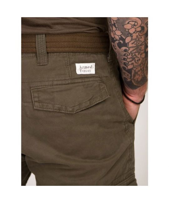  Мужские брюки-карго с ремнём General Armed Forces GREEN изображение 7 