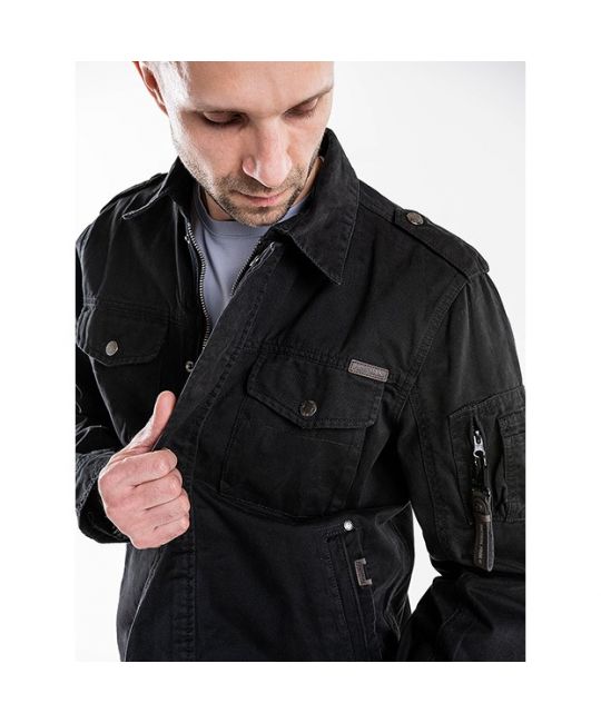  Куртка мужская Denim Frogman Jacket 320 Tactical Frog черная изображение 4 