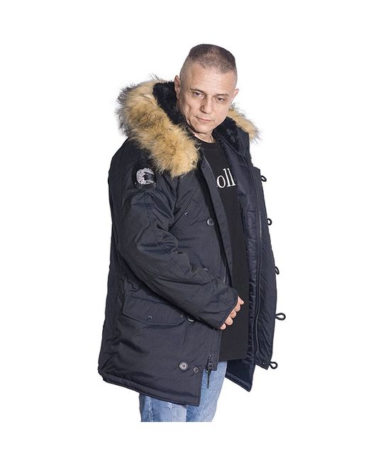  Куртка с мехом N3B Oxford Nord Storm Ink изображение 3 