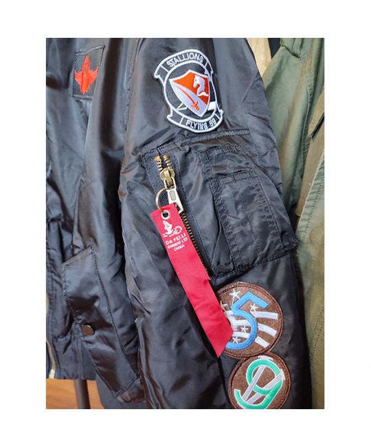  Мужской бомбер-пилот MA-1 PATCH DAFEYLI изображение 13 