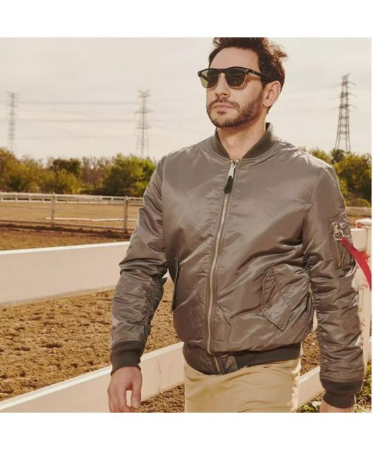  Бомбер MA-1 Slim Fit  Alpha Industries изображение 6 