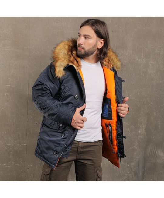  Мужская аляска HUSKY rep.blue/orange NORD DENALI изображение 5 