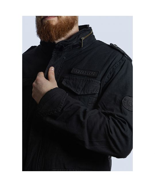  Мужская хлопковая куртка Jaeger черная Foersverd изображение 10 