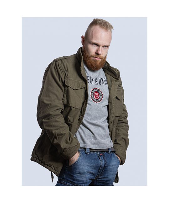  Мужская хлопковая куртка Jaeger оливковая Foersverd изображение 7 