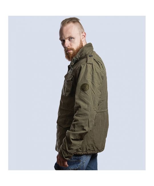  Мужская хлопковая куртка Jaeger оливковая Foersverd изображение 4 