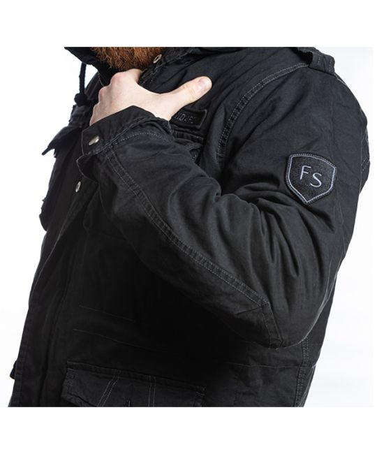  Мужская хлопковая куртка Prussia черная Foersverd изображение 11 
