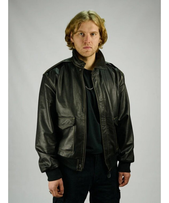  Летная кожаная куртка A-2  Corsair Foersverd изображение 2 