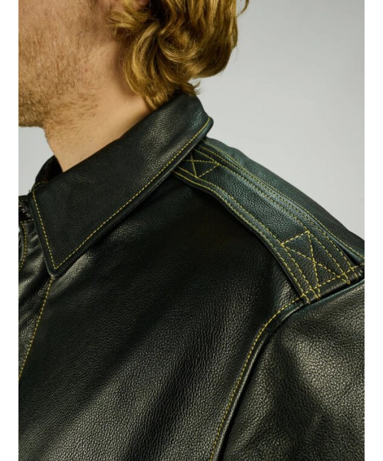  Летная кожаная куртка A-2  Corsair Foersverd изображение 10 