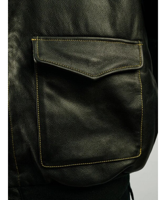  Летная кожаная куртка A-2  Corsair Foersverd изображение 7 