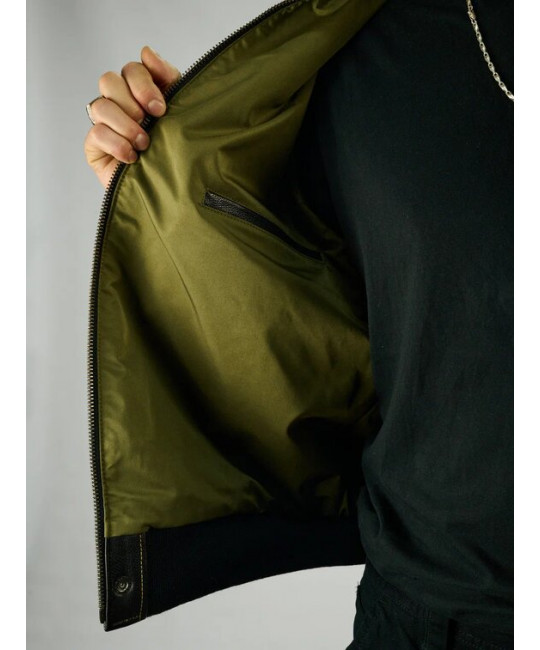  Летная кожаная куртка A-2  Corsair Foersverd изображение 6 