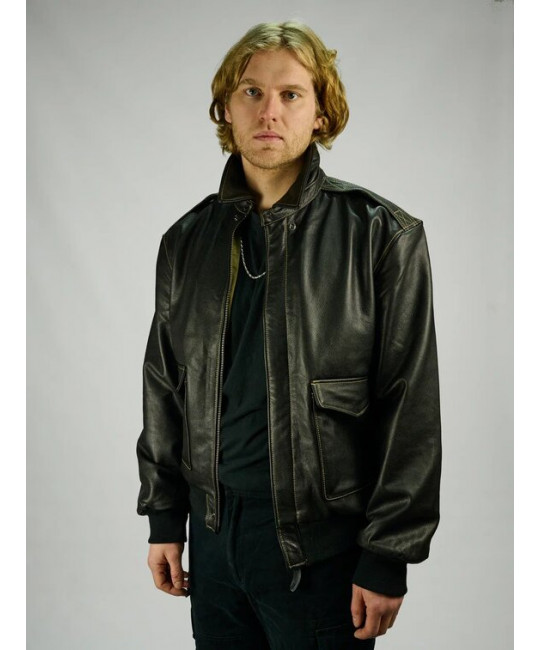  Летная кожаная куртка A-2  Corsair Foersverd изображение 3 