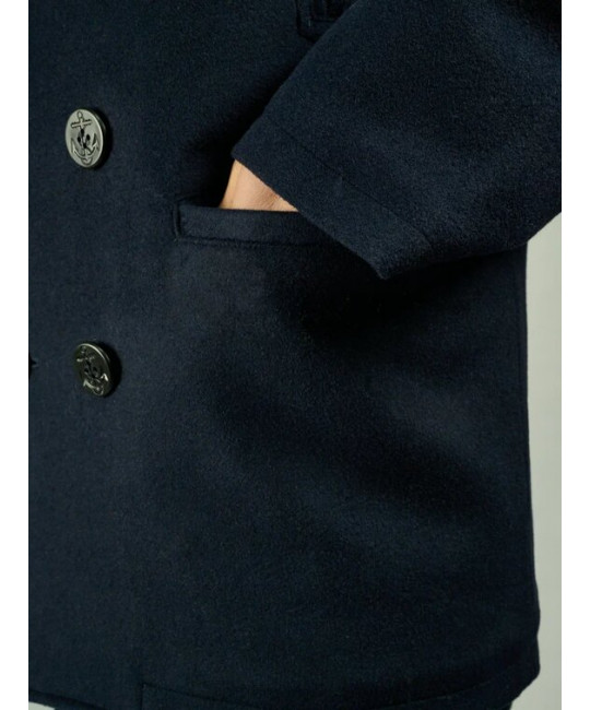  Морской бушлат Peacoat (Long)синий Foersverd изображение 5 