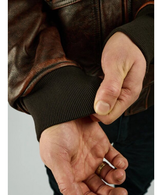  Мужской кожаный пилот Red Tornado Foersverd изображение 12 