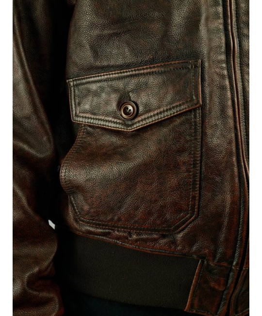  Мужской кожаный пилот Red Tornado Foersverd изображение 9 