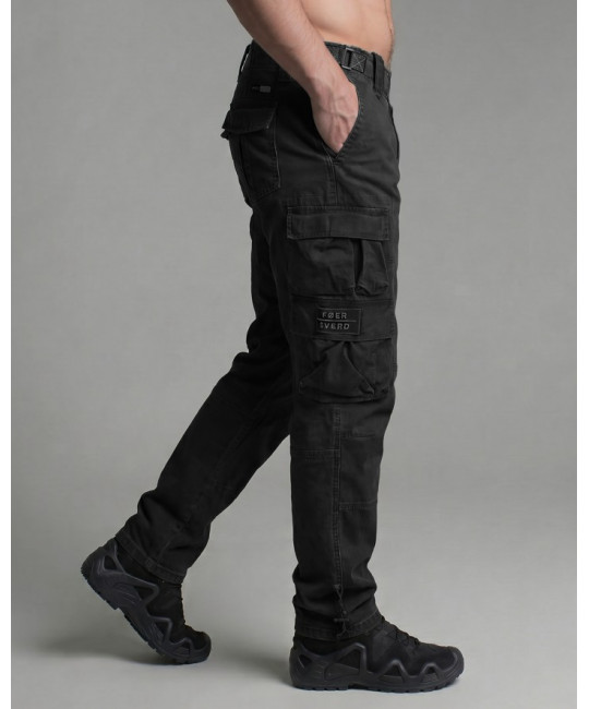 Мужские брюки- карго Zeus черные Foersverd изображение 2 