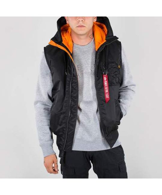  Жилет Hooded MA-1 Vest Alpha Industries изображение 4 