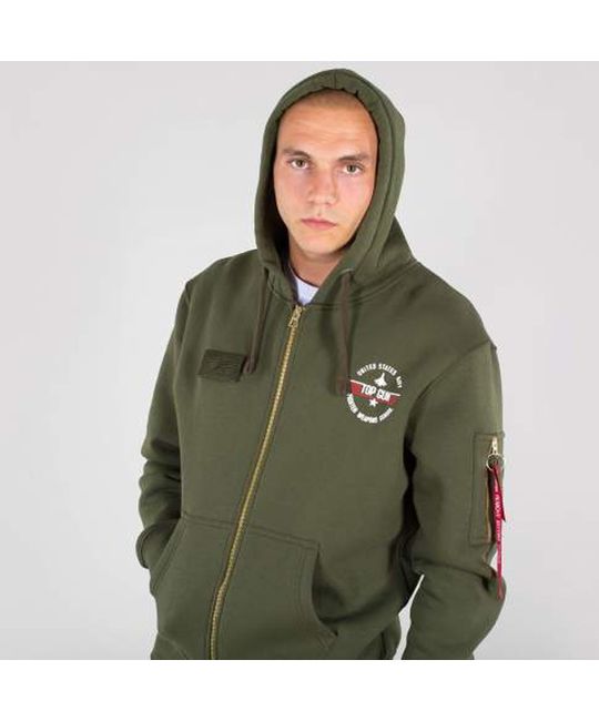  Толстовка Top Gun Zip Alpha Industries изображение 4 