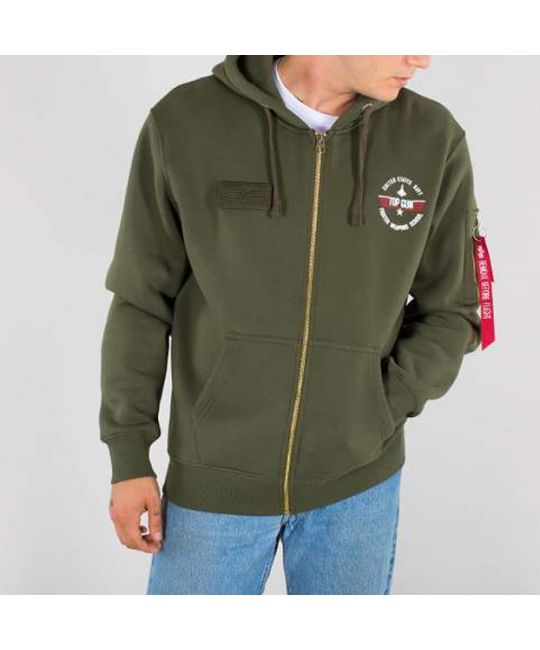  Толстовка Top Gun Zip Alpha Industries изображение 3 