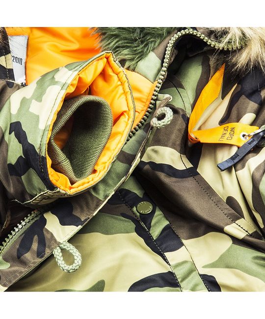  Куртка-аляска с мехом Husky Denali camo NORD Denali изображение 4 