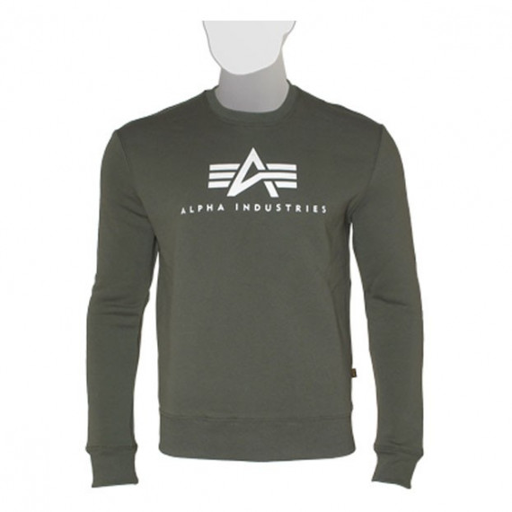  Свитшот Basic Logo Crewneck Sweatshirt Alpha Industries изображение 1 