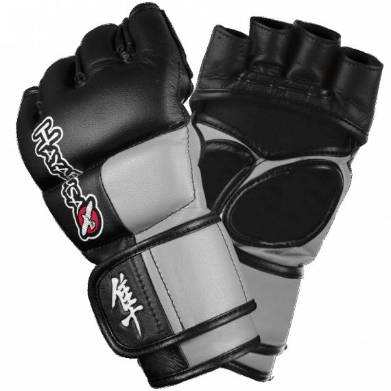  Перчатки ММА Hayabusa Tokushu 4oz MMA Gloves Black/Slate Grey изображение 1 