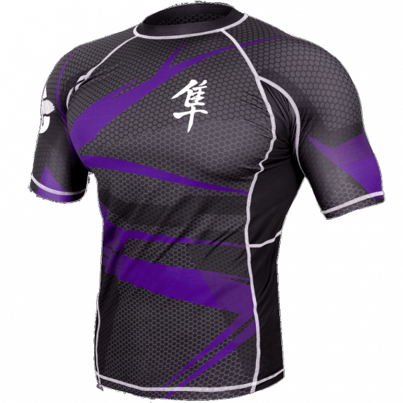  Рашгард Hayabusa Metaru Rashguard Black/Purple S/S изображение 1 