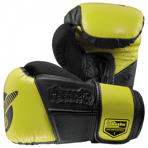  Перчатки боксерские Hayabusa Tokushu® Regenesis 12oz Gloves Black / Yellow изображение 1 