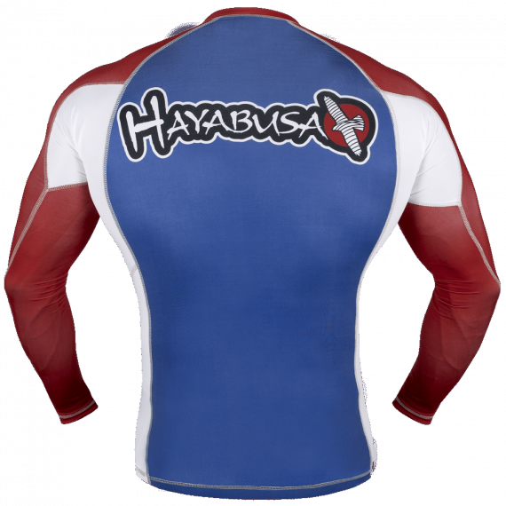  Рашгард Hayabusa Ninja Falcon Blue/Red L/S изображение 2 