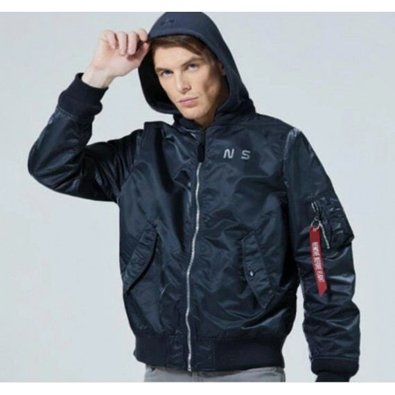  Куртка - бомбер с капюшоном NASA Alpha Industries изображение 1 
