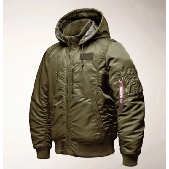 Бомбер  мужской MA-1 HOODED Alpha Industries изображение 2 