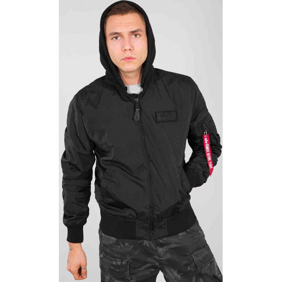  Бомбер MA-1 Hooded TT  Alpha Industries изображение 2 