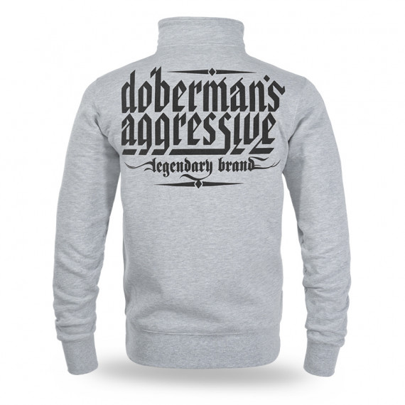  Толстовка на молнии без капюшона DOBERMAN'S AGGRESSIVE изображение 1 