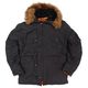  Куртка с мехом N3B Oxford Nord Storm GreyBlack изображение 2 